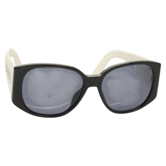 CHANEL Sunglasses plastic Black CC Auth SW906 - Picture 1 of 12